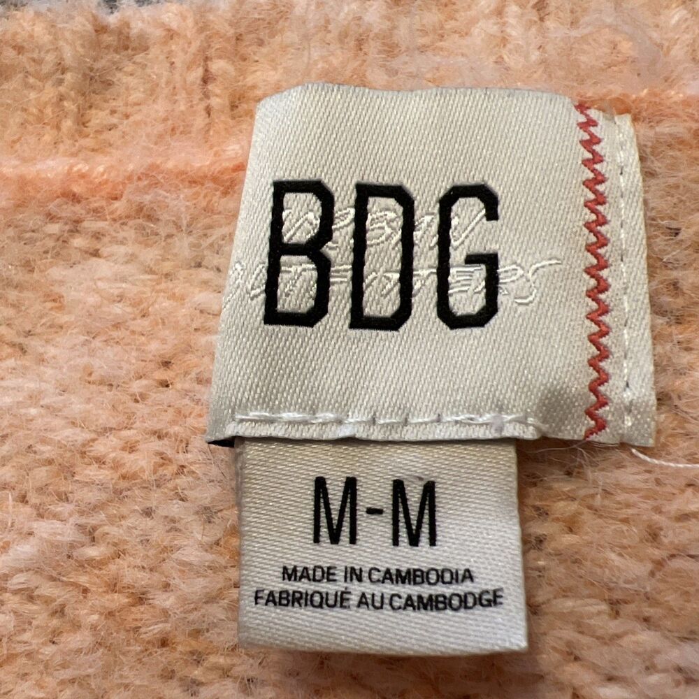 BDG Urban Outfitters Bailey Pink Brushed Knit Oversized Slouchy Y2K Sweater Med - Picture 8 of 9